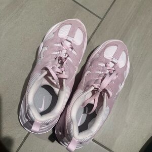 Nike Pink and White Sneakers